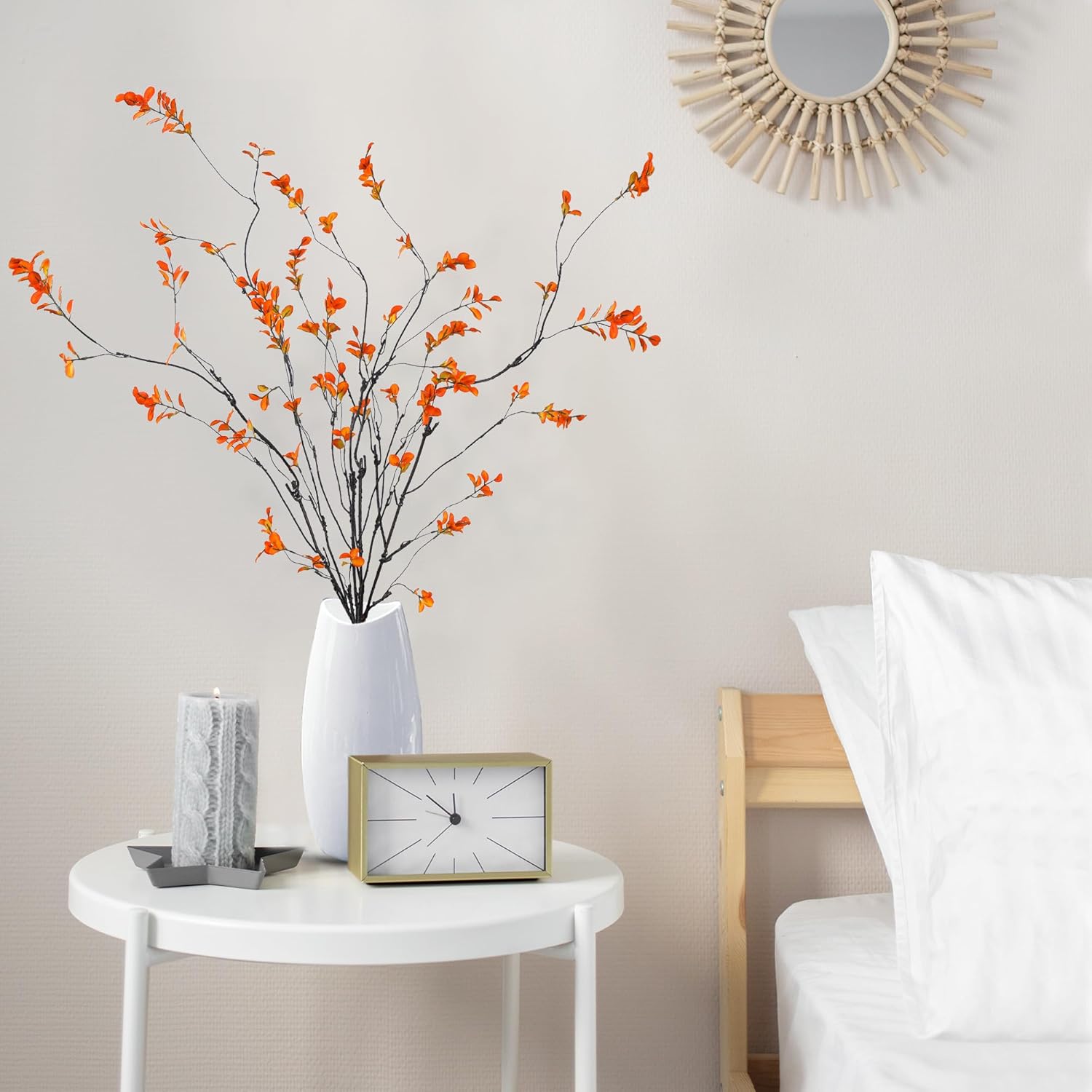 Sggvecsy 472 Artificial Ficus Branches for Fall Decor