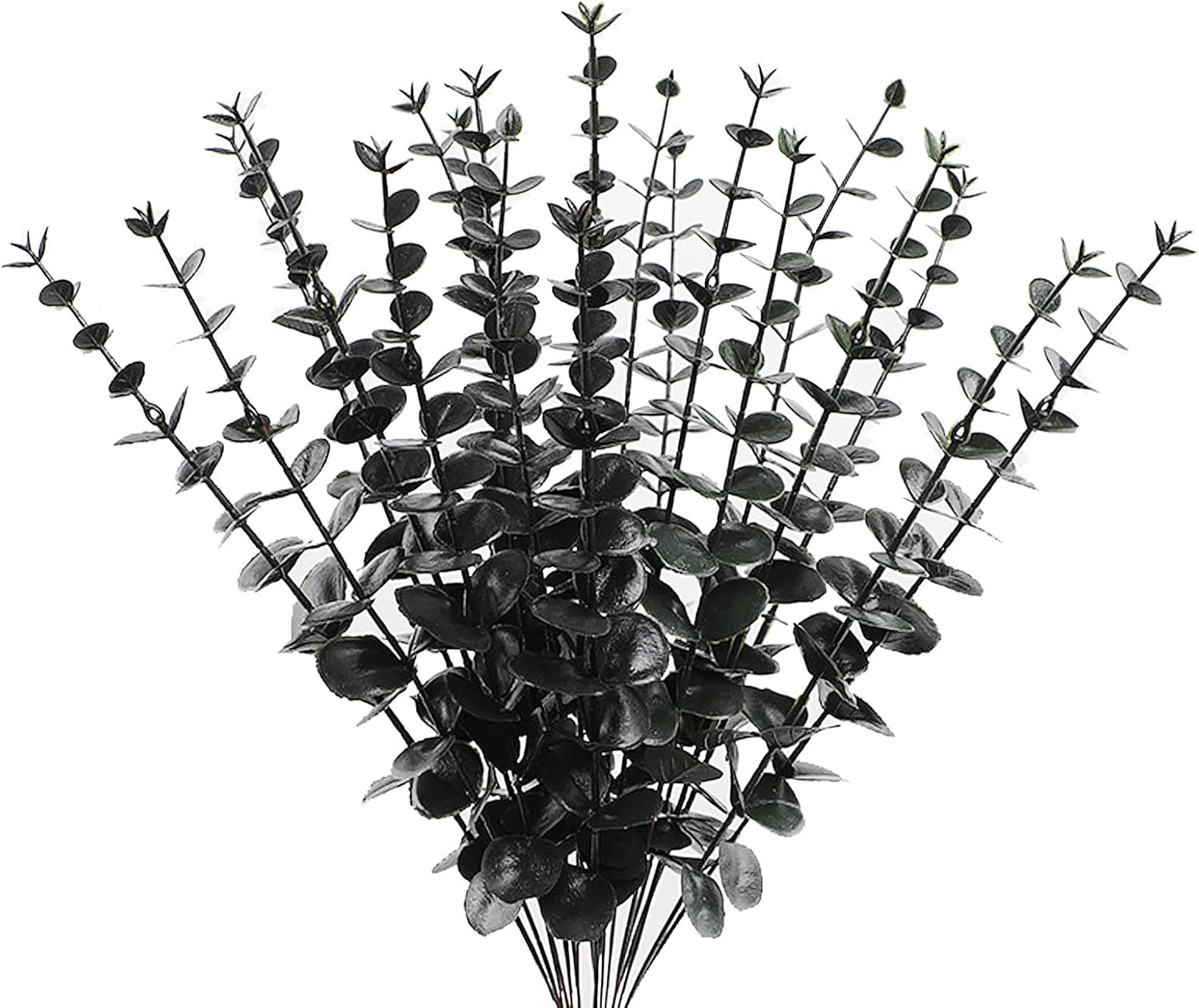 ABAJI Artificial Eucalyptus Black Stem Plant Decorations