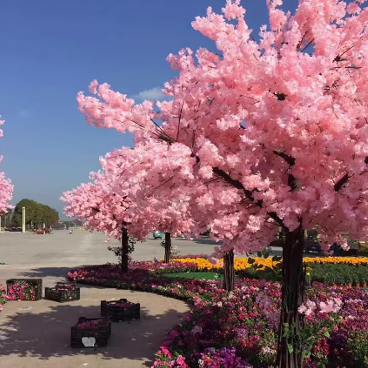 TBJEN Artificial Cherry Blossom Tree 1x06m 1
