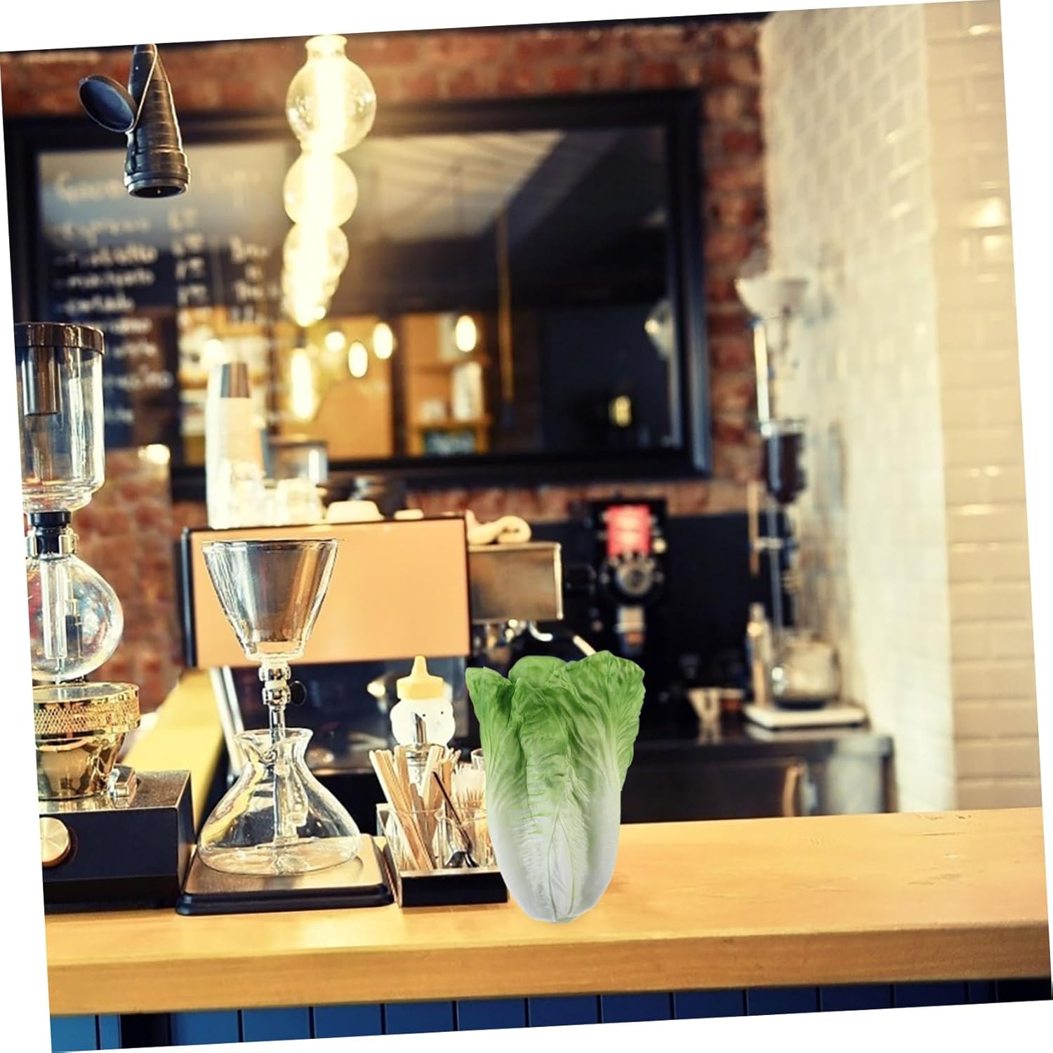 Yardenfun Realistic Lettuce Model for Home Restaurant and Photography