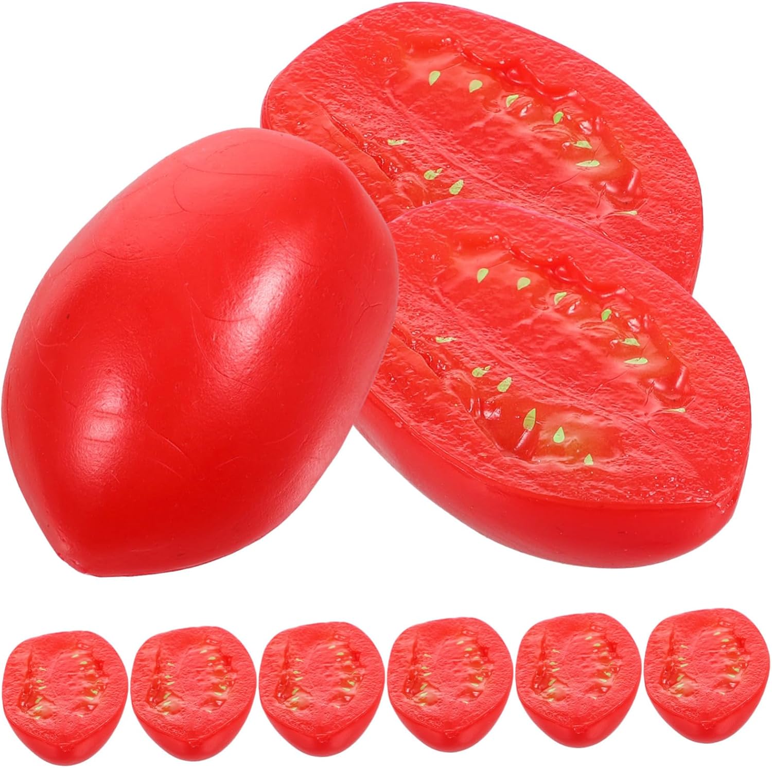 LIFKOME 10pcs Realistic Artificial Cherry Tomato Models