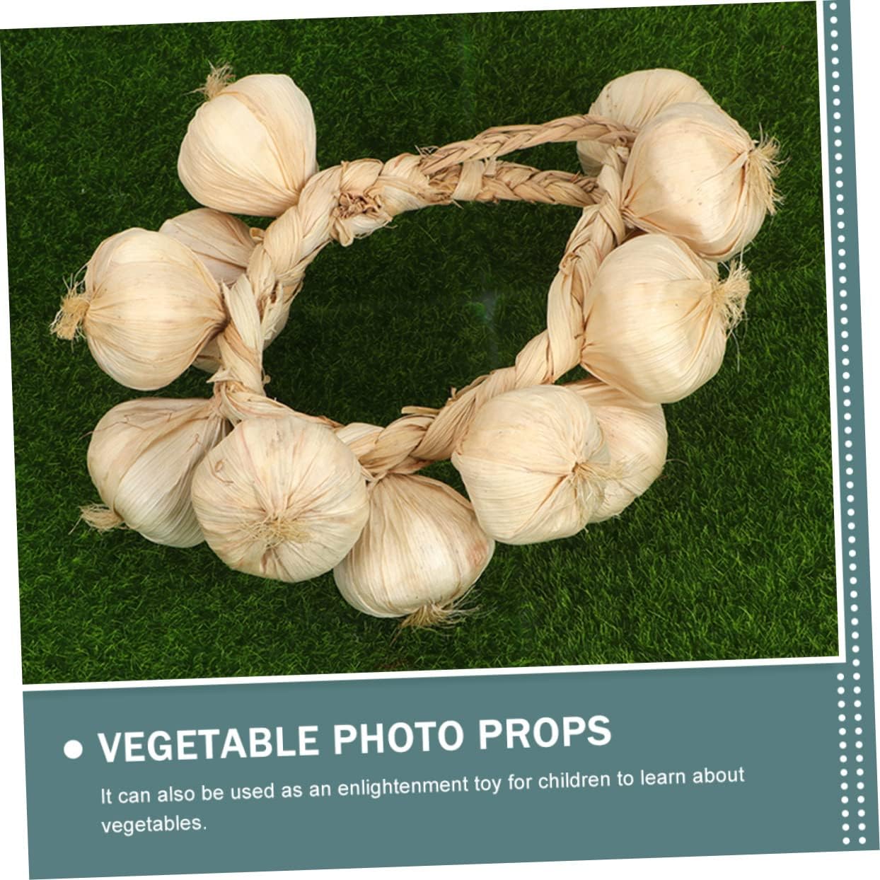 2pcs Realistic Garlic Strings Home Kitchen Decor