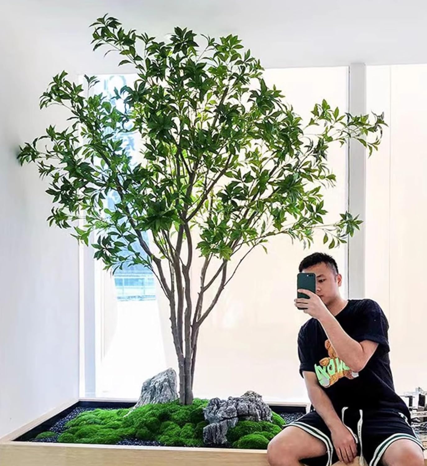 Tall Artificial Olive Tree 1m Realistic Decor