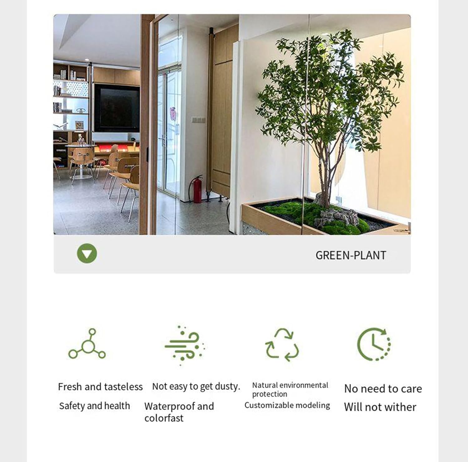 Tall Artificial Olive Tree 1m Realistic Decor