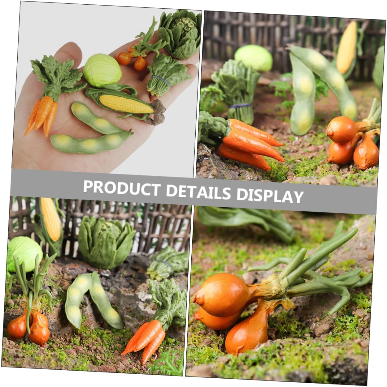 VOSAREA Lifelike Artificial Vegetable Model Set 1-Piece