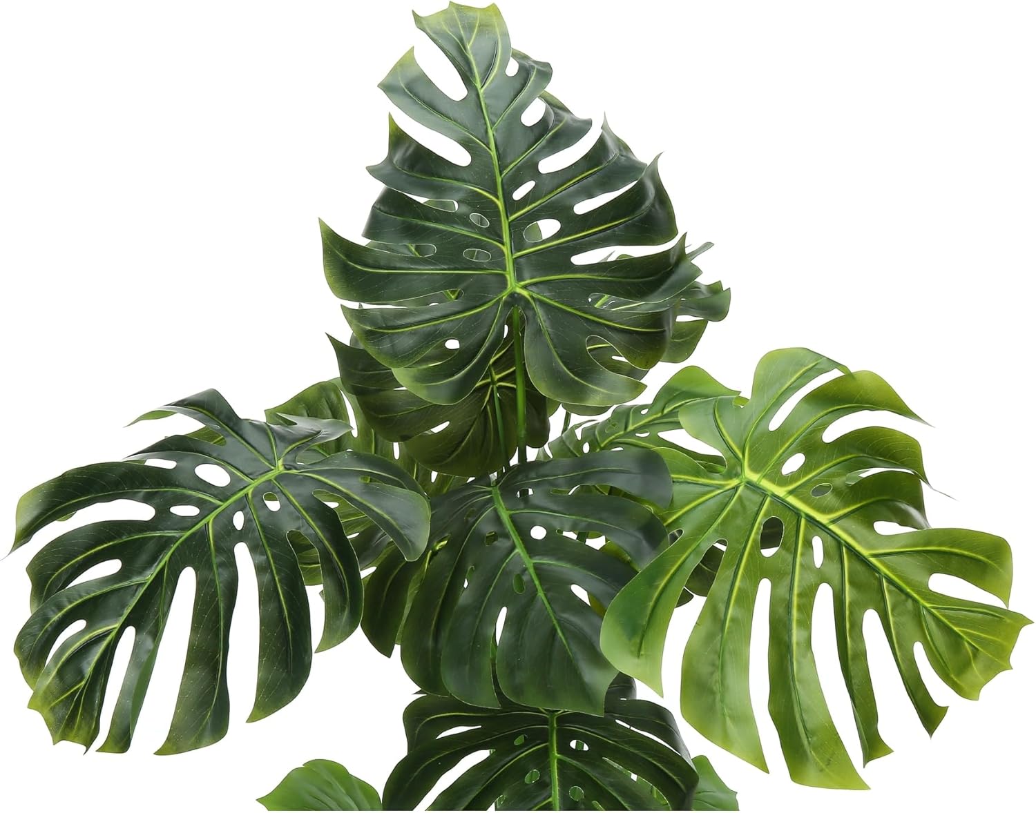 Monarch Specialties I 9548 Artificial Monstera Plant 55 Tall