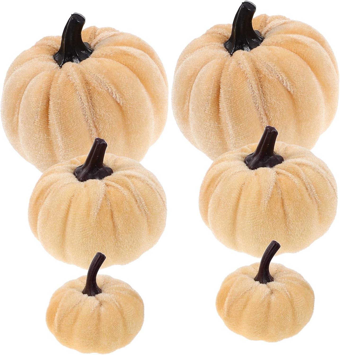 ULTECHNOVO 6Pcs Artificial Pumpkin Decorations for Halloween