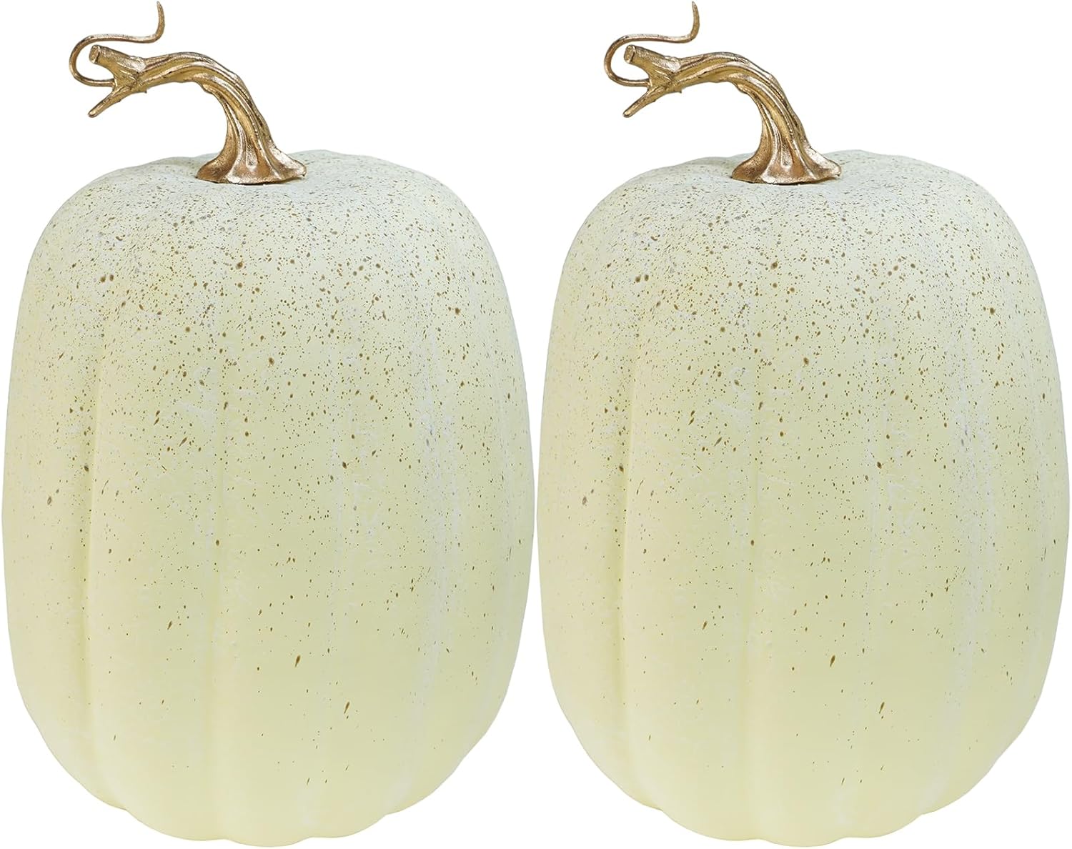 Winlyn 2 Pcs Large Artificial Pumpkins Fall Decor