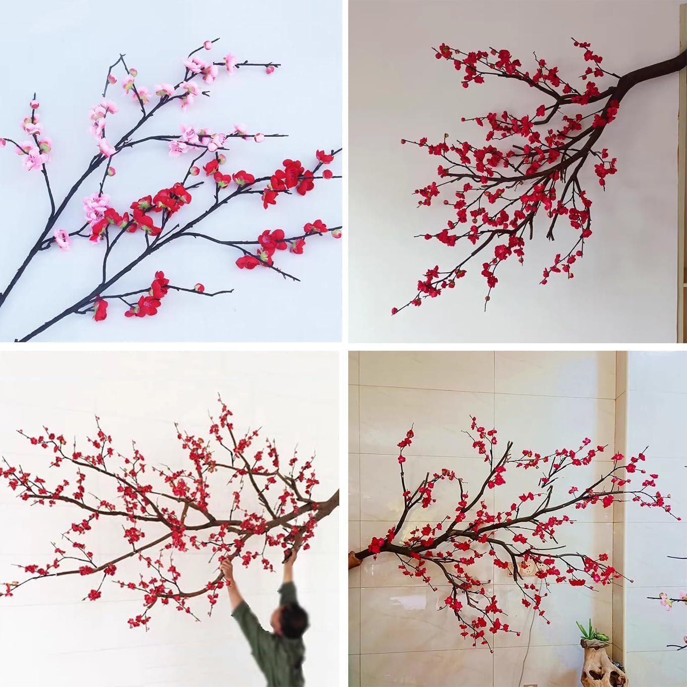 Artificial Cherry Blossom Tree with Base 1m x 08m