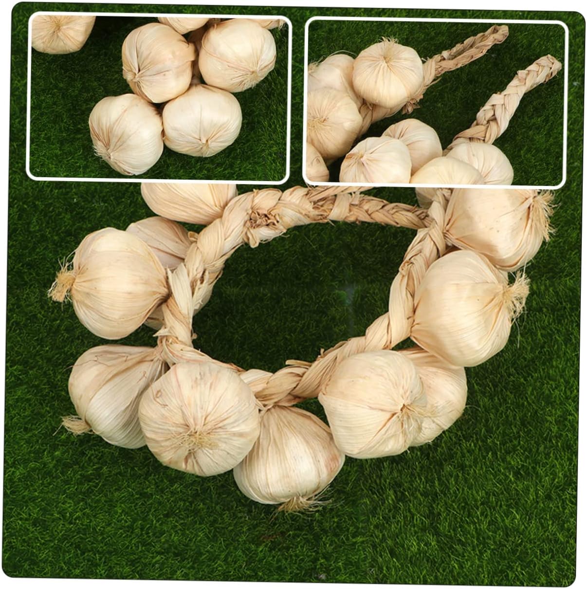 Mobestech 2Pcs Simulated Garlic Strings Halloween Decor
