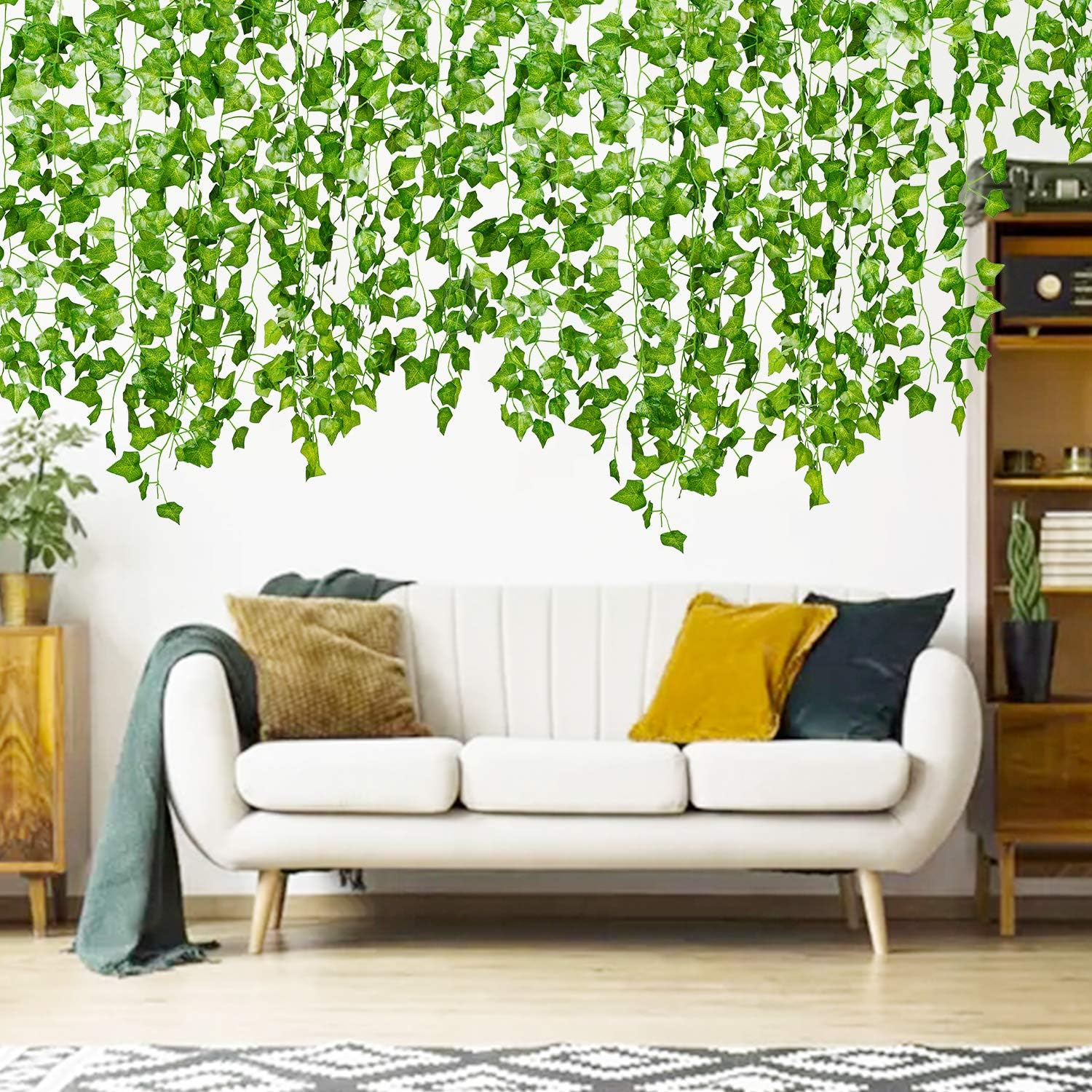 DearHouse 24 Pack Artificial Ivy Garland Plants