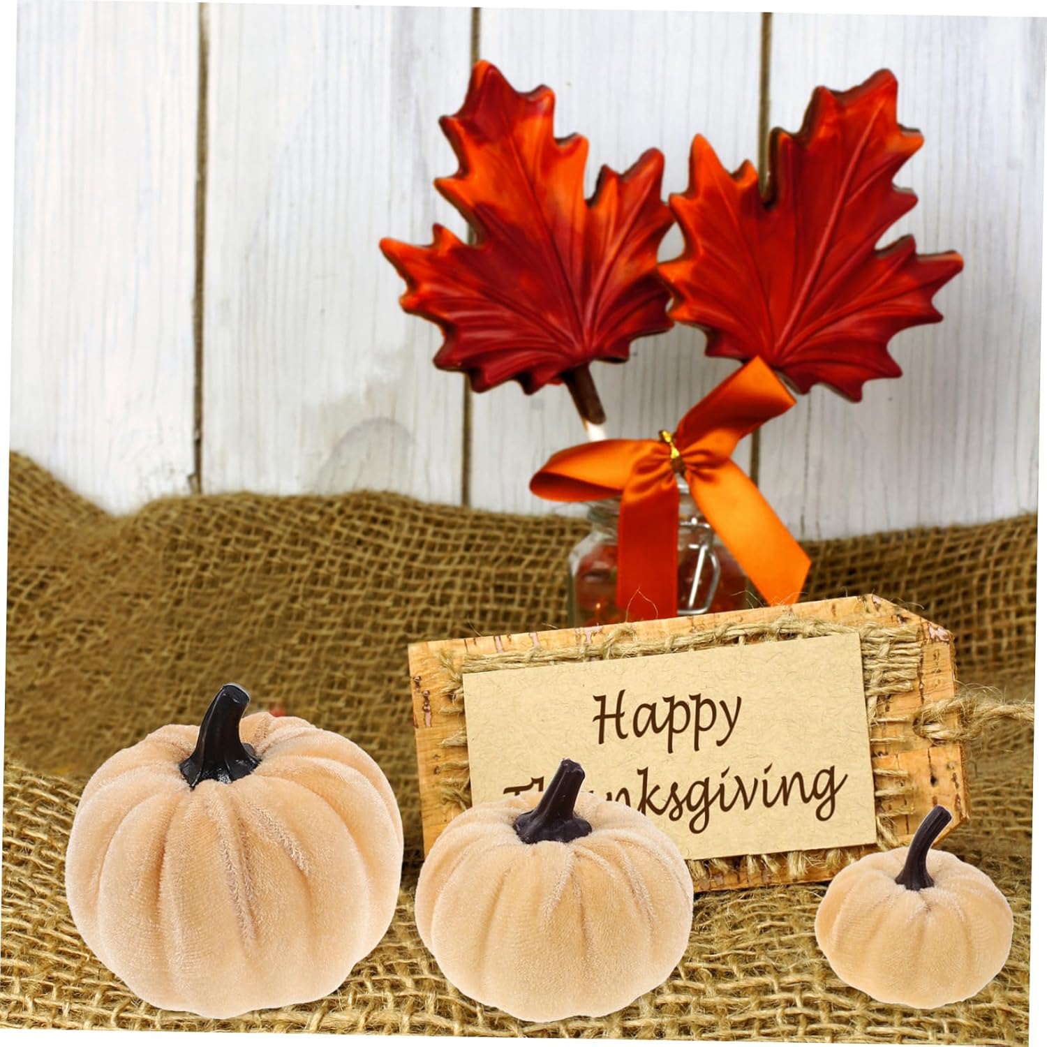 DIY Halloween Decorations 6 Pack Fake Pumpkins Party Centerpiece