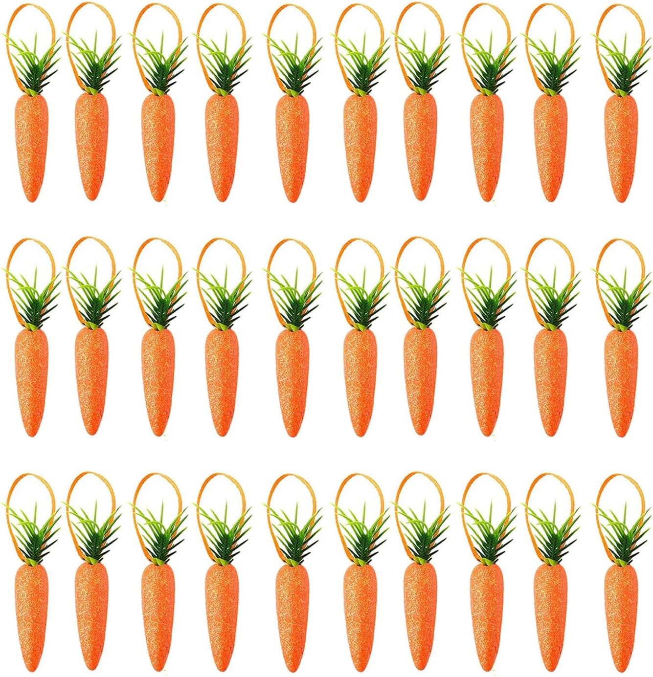 15 30pcs Artificial Vegetables Easter Party Decorations Carrot Ornaments