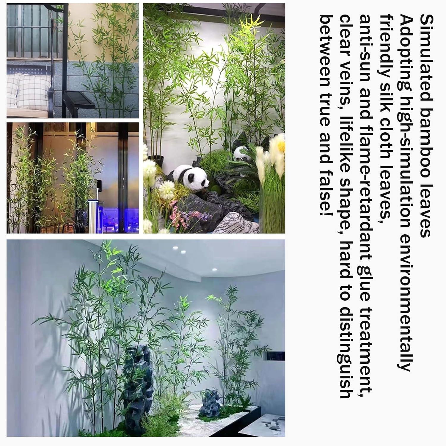 Artificial Bamboo Tree for Privacy Decor Backyard Wedding Balcony