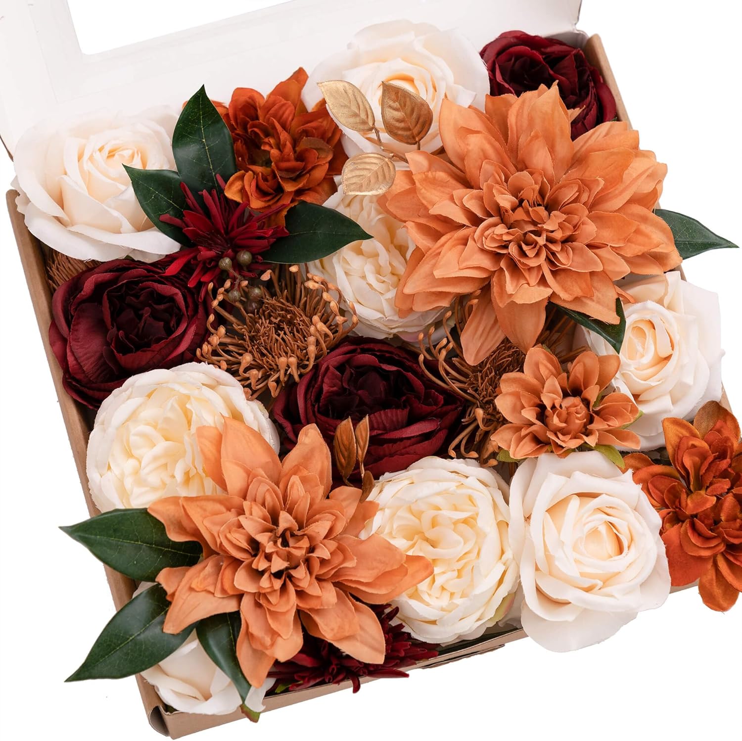 Lings Moment Fall Terracotta Artificial Flower Set
