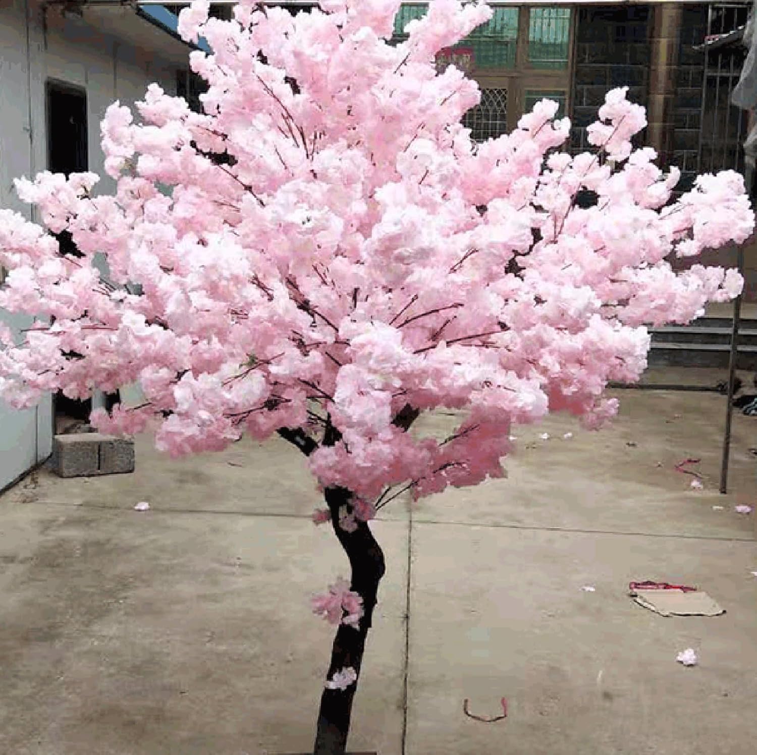 QIUPAI Artificial Cherry Blossom Tree 1x06m Wedding Decor