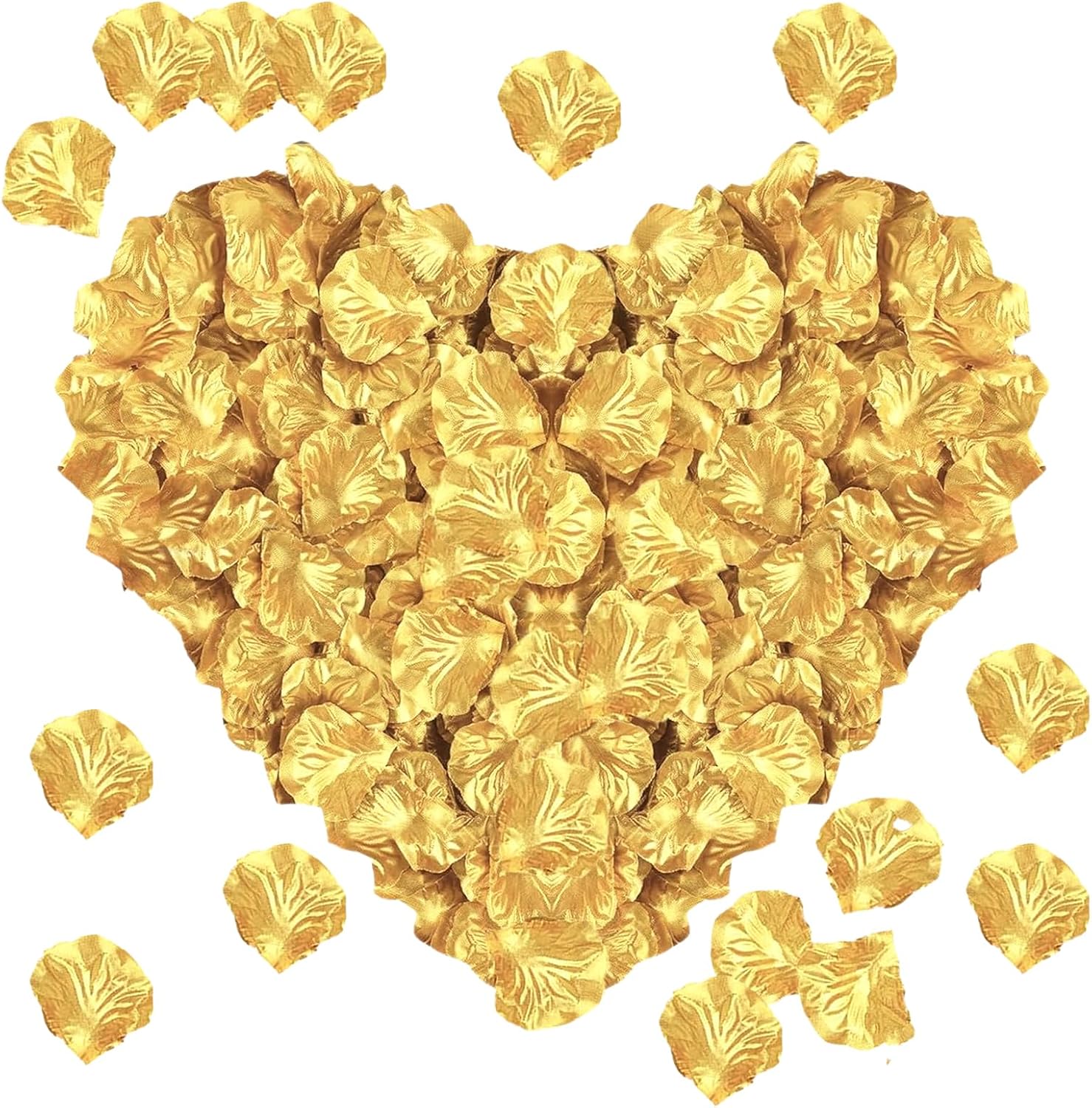 1000PCS Gold Rose Petals Artificial Flower Decorations