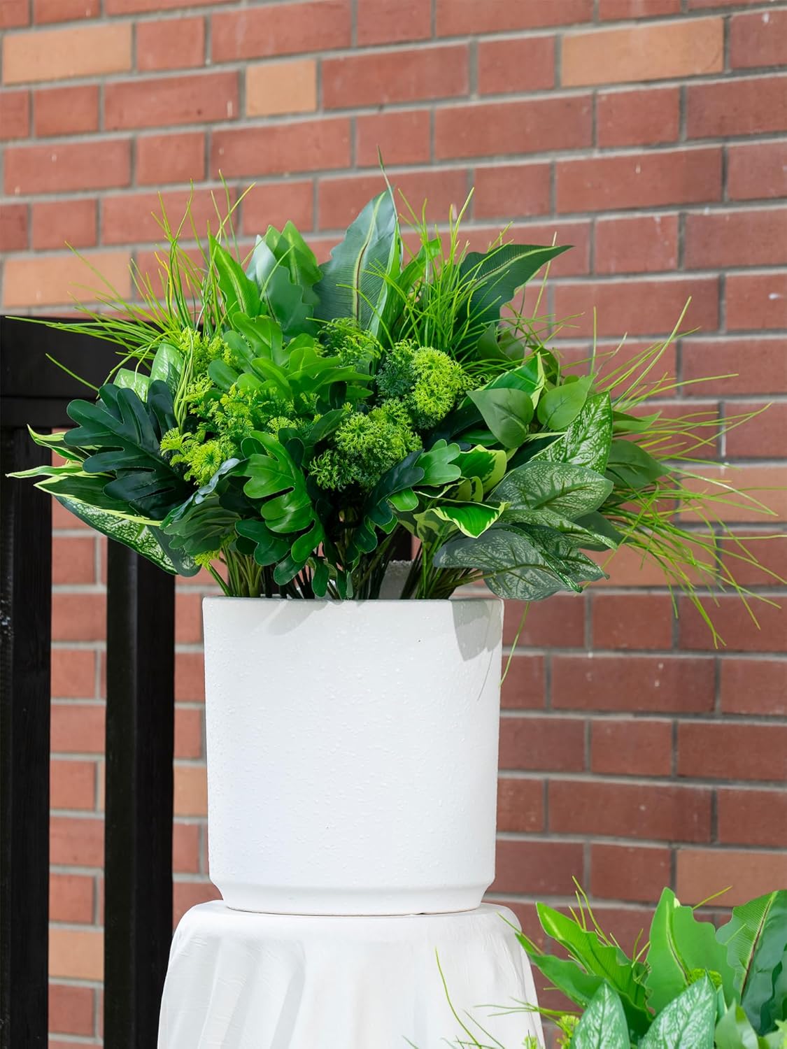 Green Moon 18 Bundles Artificial Plants Outdoor UV Resistant