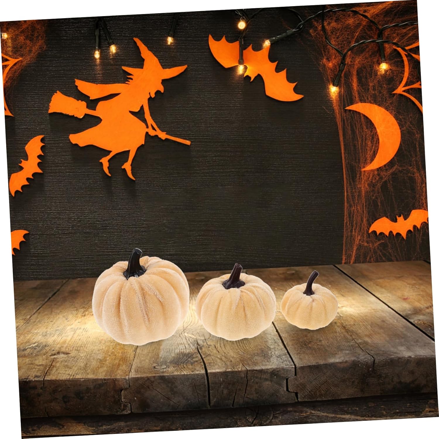 ULTECHNOVO 6Pcs Artificial Pumpkin Decorations for Halloween