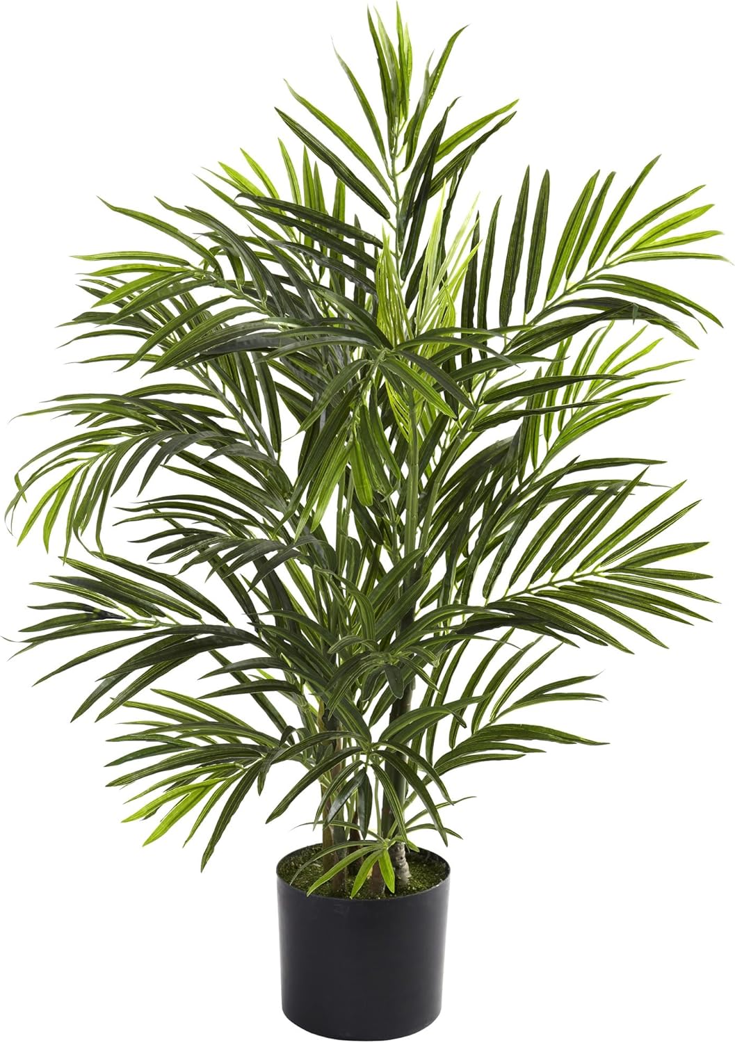 Nearly Natural 25ft Artificial Areca Palm Tree UV Resistant Indoor Outdoor