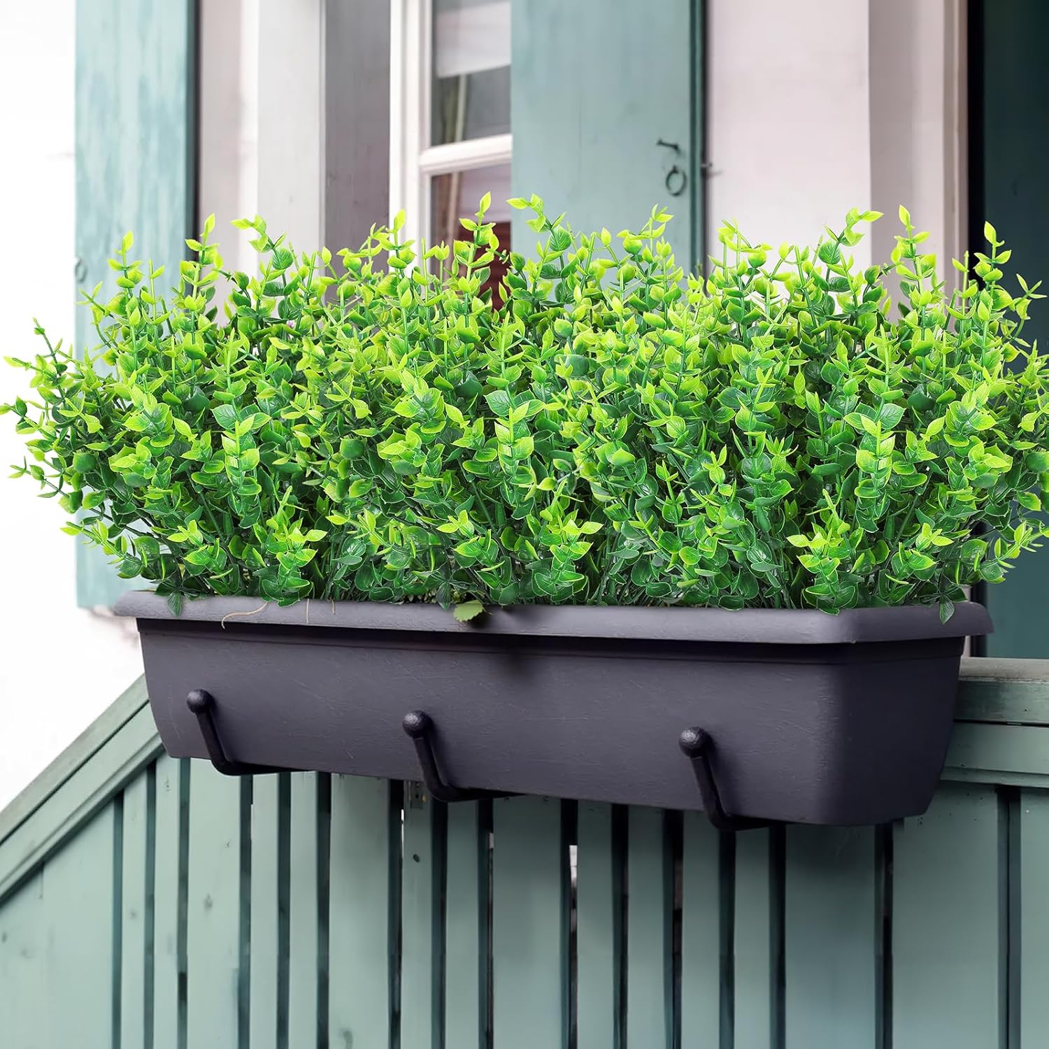 AGIRL 24 Bundles Artificial Plants Greenery Decor Set