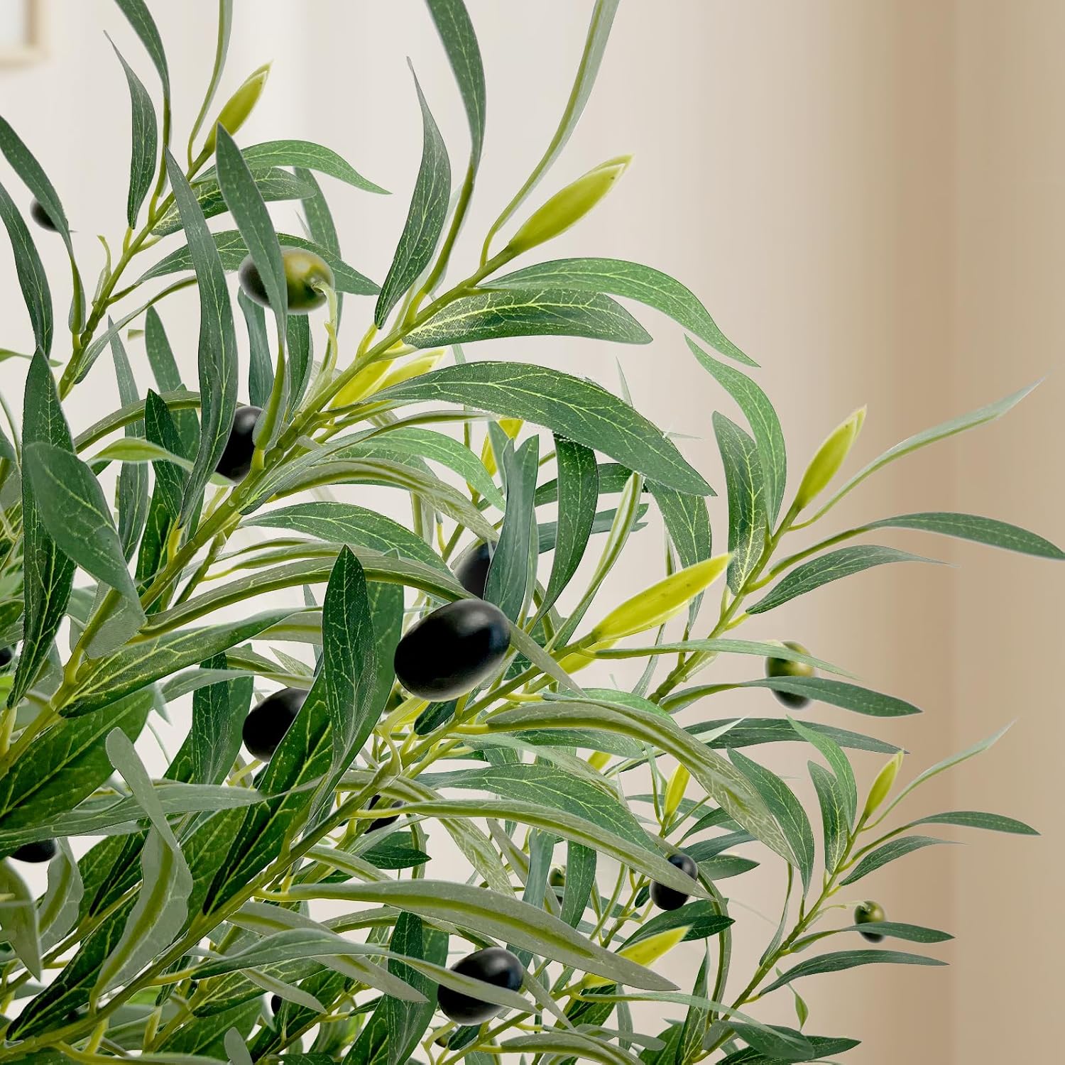 Olive Trees Artificial Indoor 5ft Decor Tree with Pot