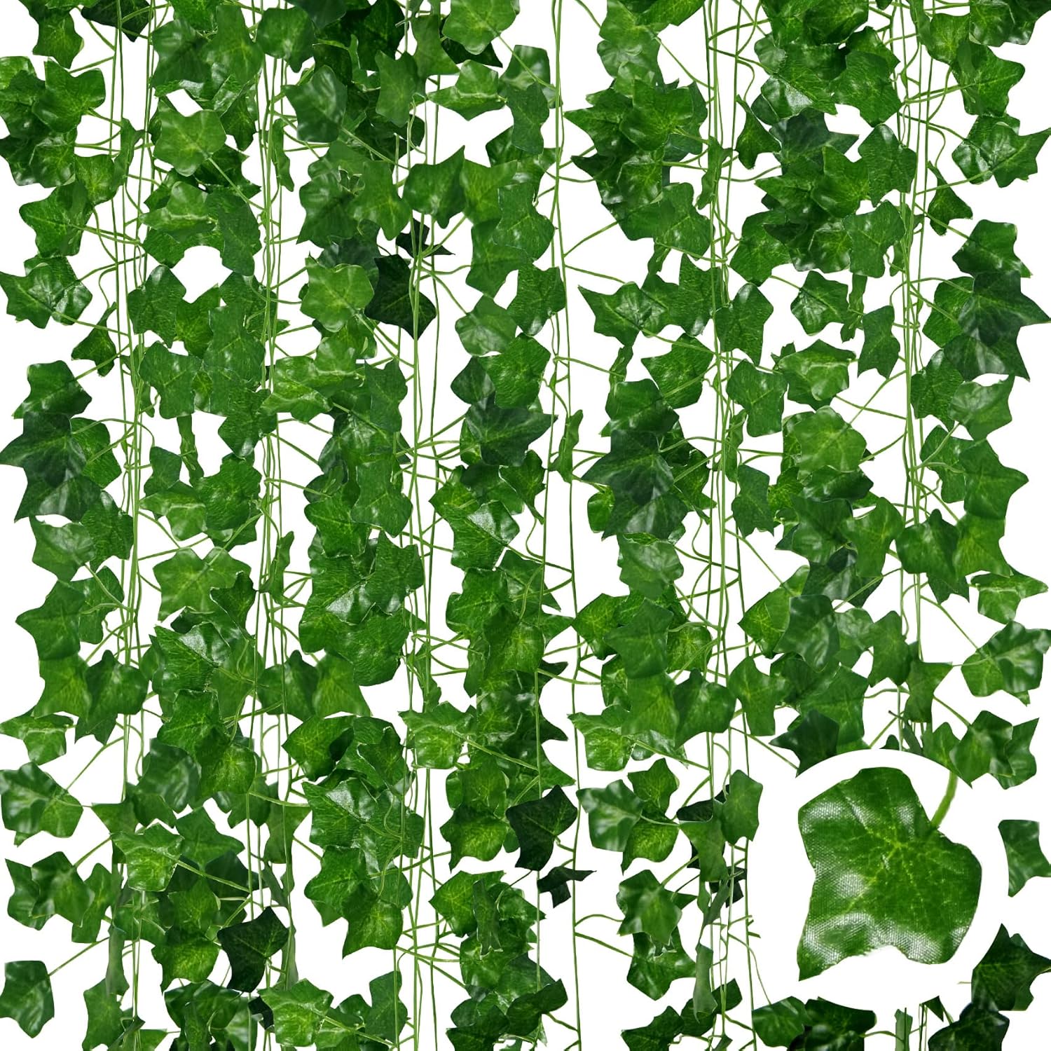 ADORAMOUR Artificial Ivy Garlands 6Pack 83 Inch Realistic Greenery