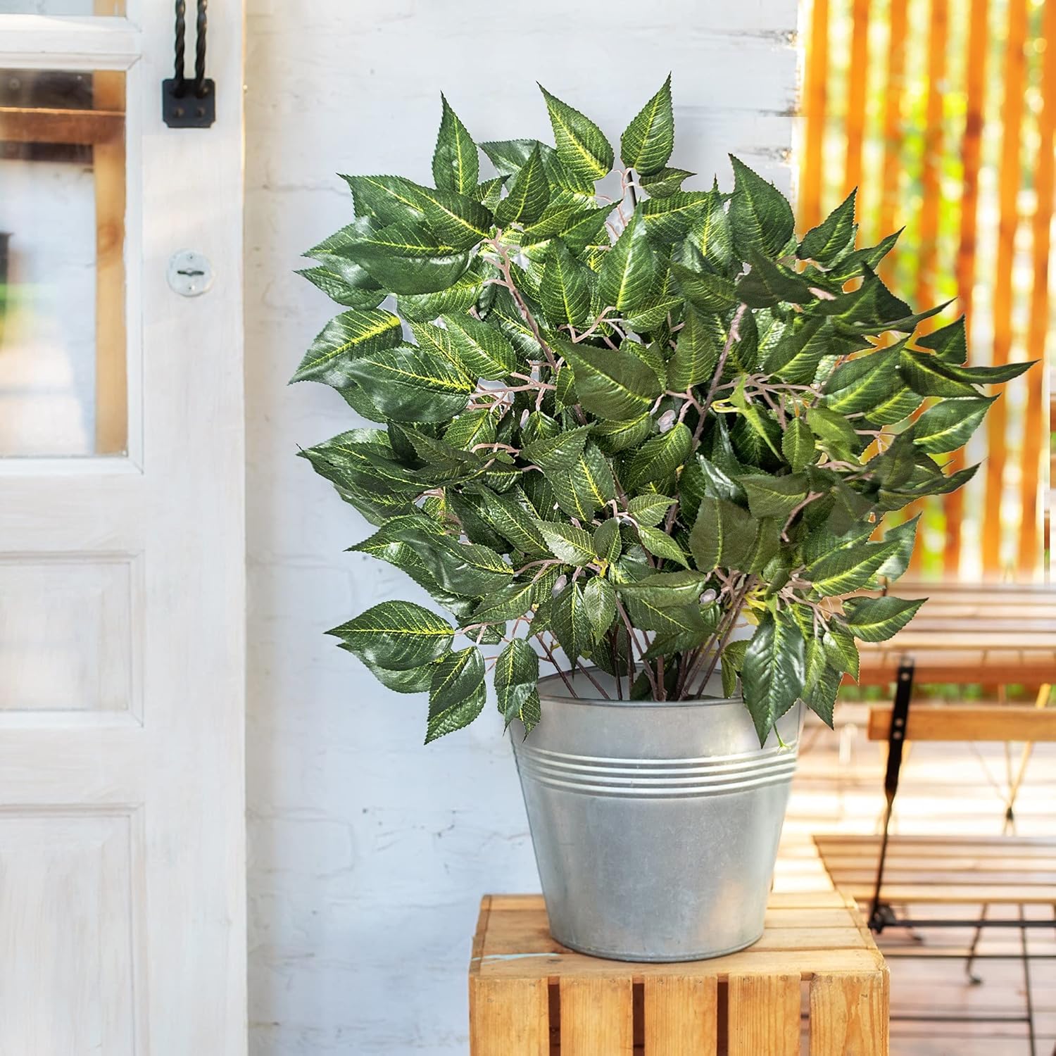 Grand Verde Ficus Tree Branches Artificial Greenery 4pcs