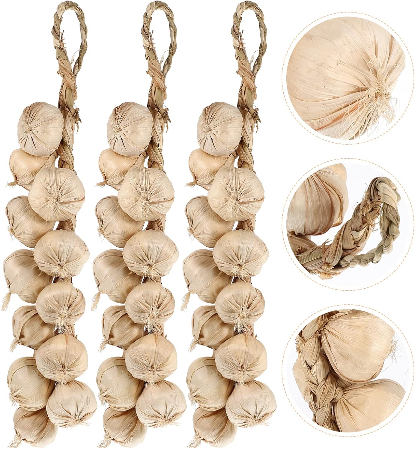 Amosfun Artificial Garlic String for Halloween Decor