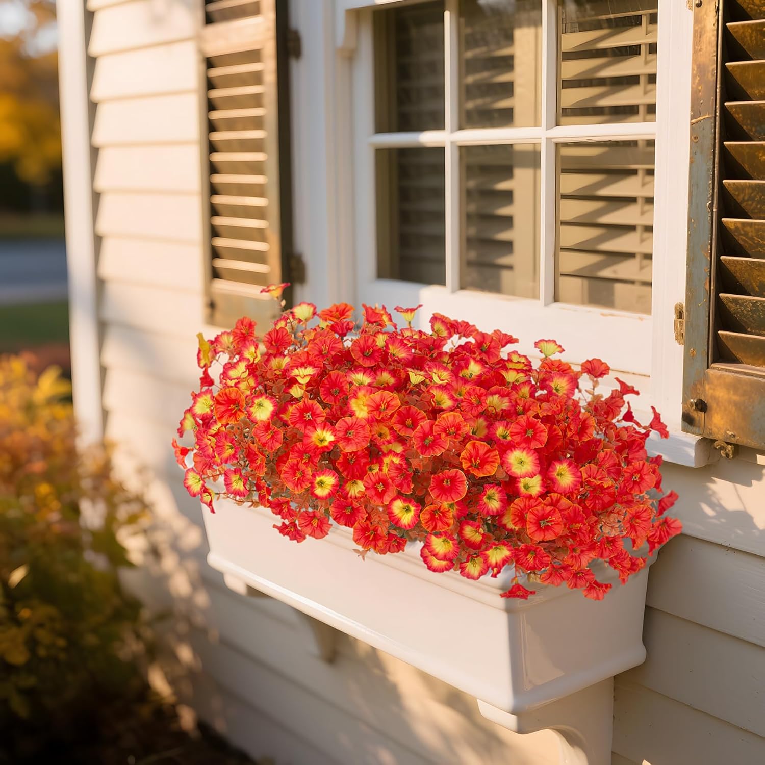INXUGAO Fake Fall Flowers for Outdoor Decoration