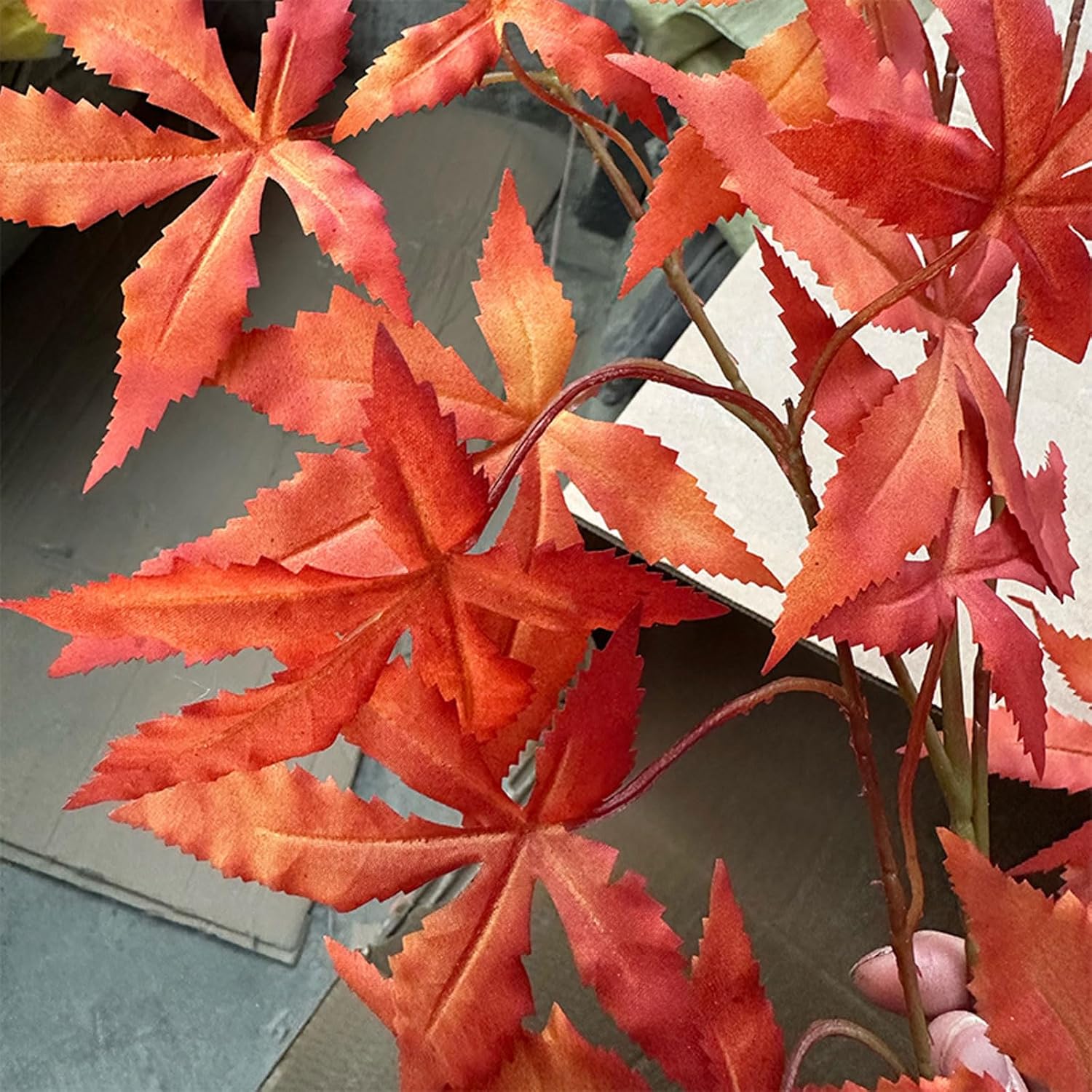ESRADA Decorative Artificial Red Maple Tree 1x06m