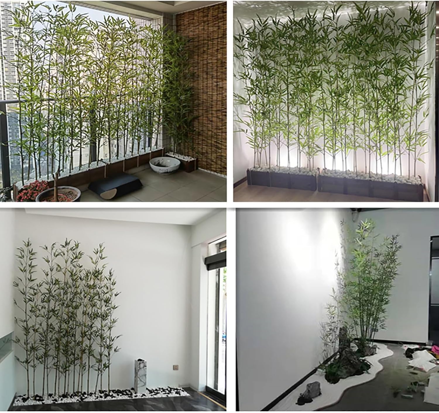 Artificial Bamboo Tree for Privacy Decor Backyard Wedding Balcony