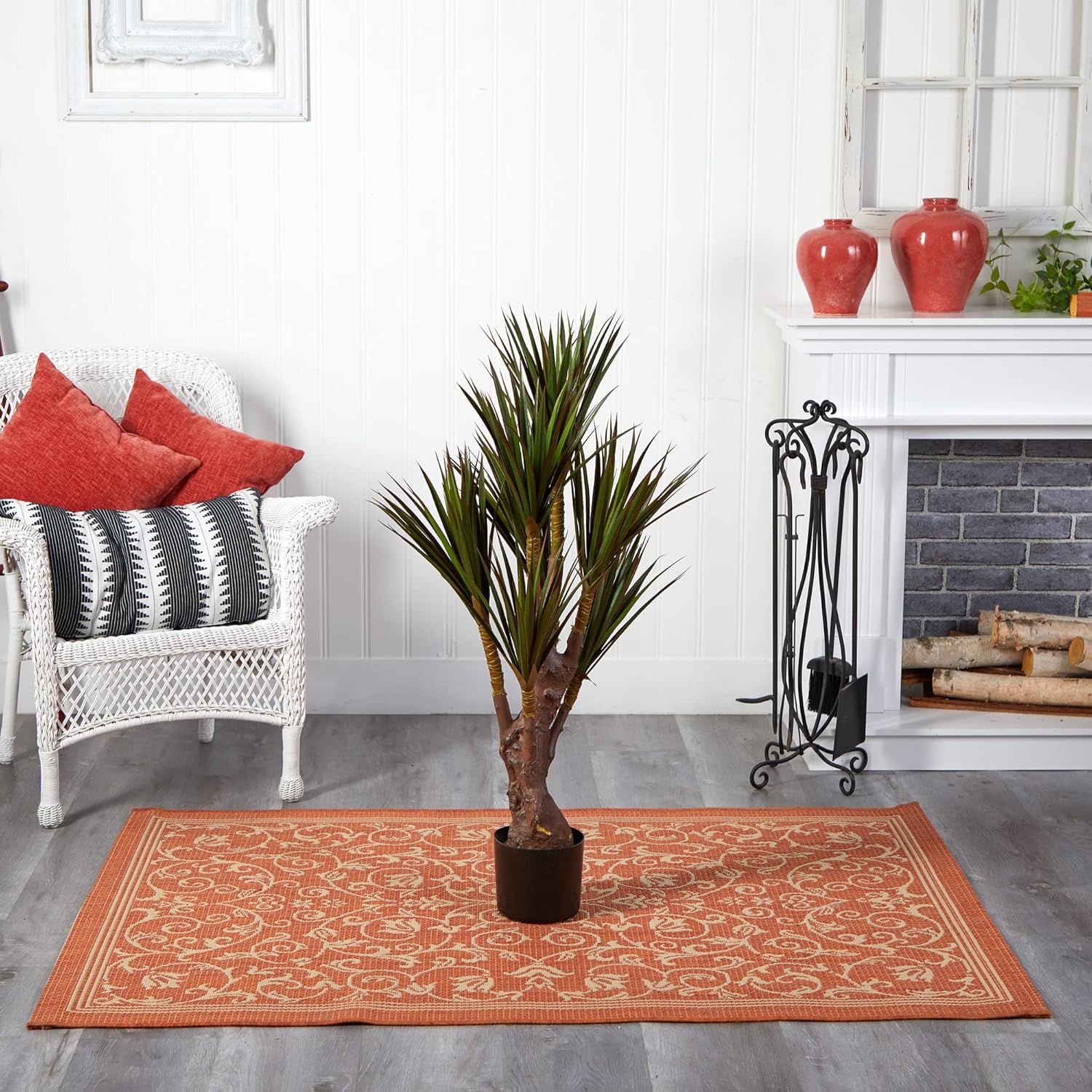 Nearly Natural 46in Yucca Artificial Tree UV Resistant