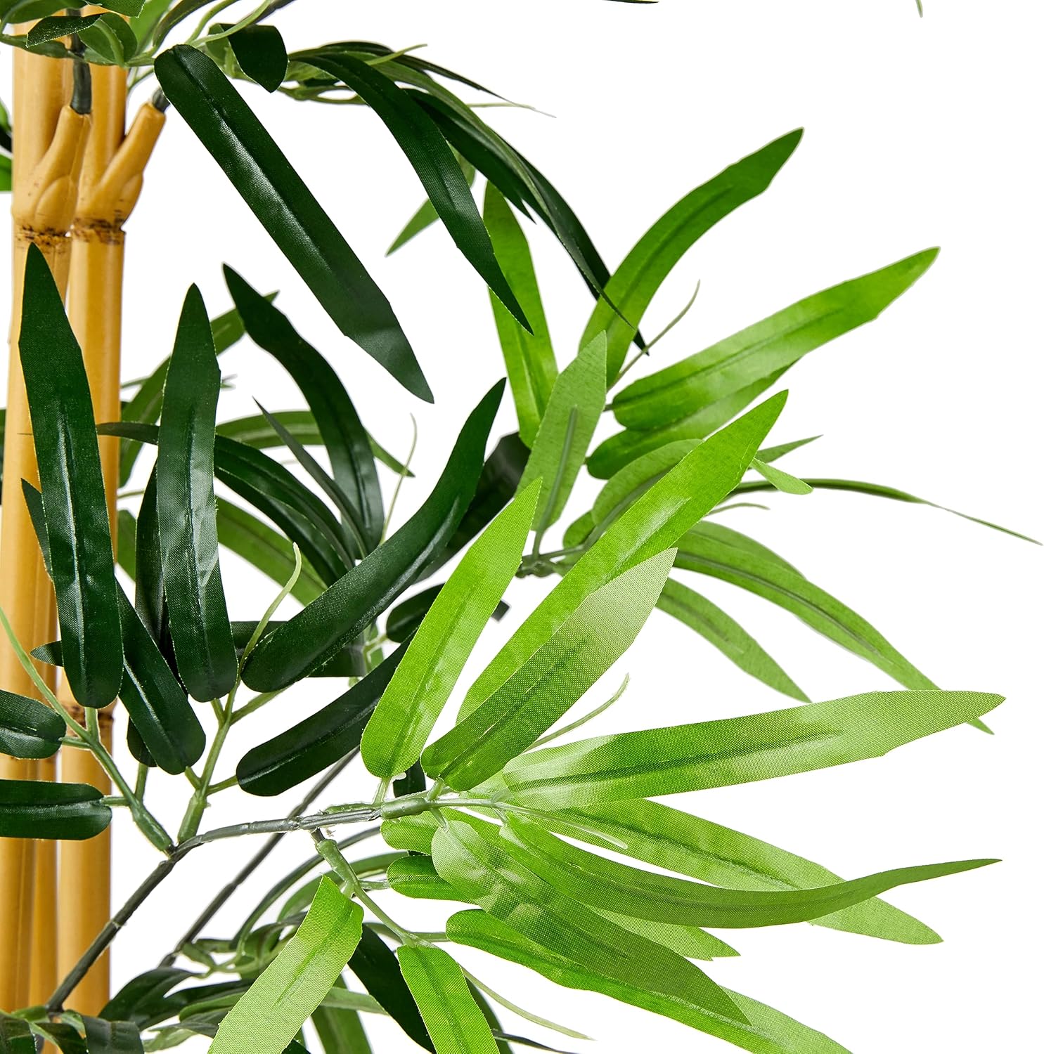 Amazon Basics Artificial Bamboo Plant with Planter Pot 394 Inches Green