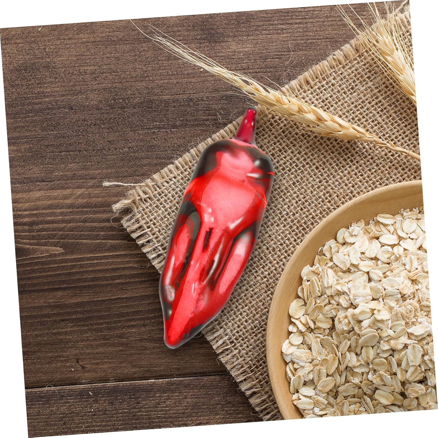 Lifelike Fake Pepper Statue for Kitchen Home Decor