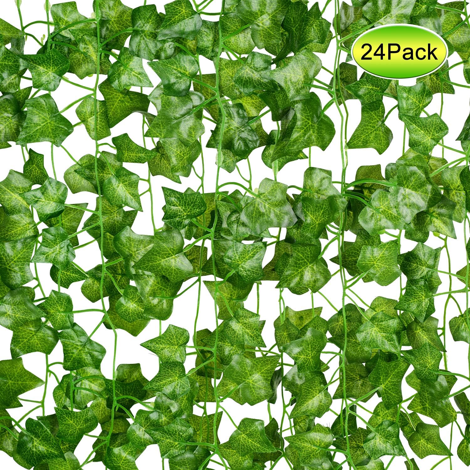 DearHouse 24 Pack Artificial Ivy Garland Plants
