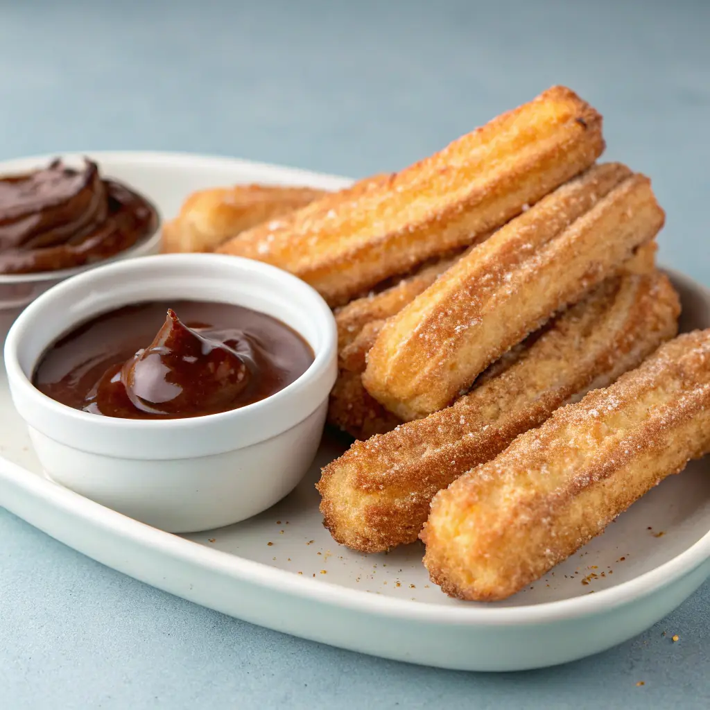 Churros with Chocolate Sauce